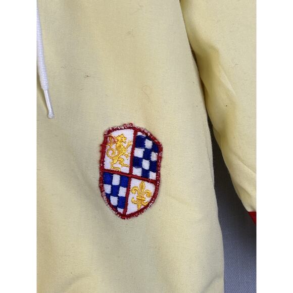 Vintage Winter Coat Unisex 2T Yellow Polara Hoodie Zip Front Warm Outerwear - Picture 2 of 8